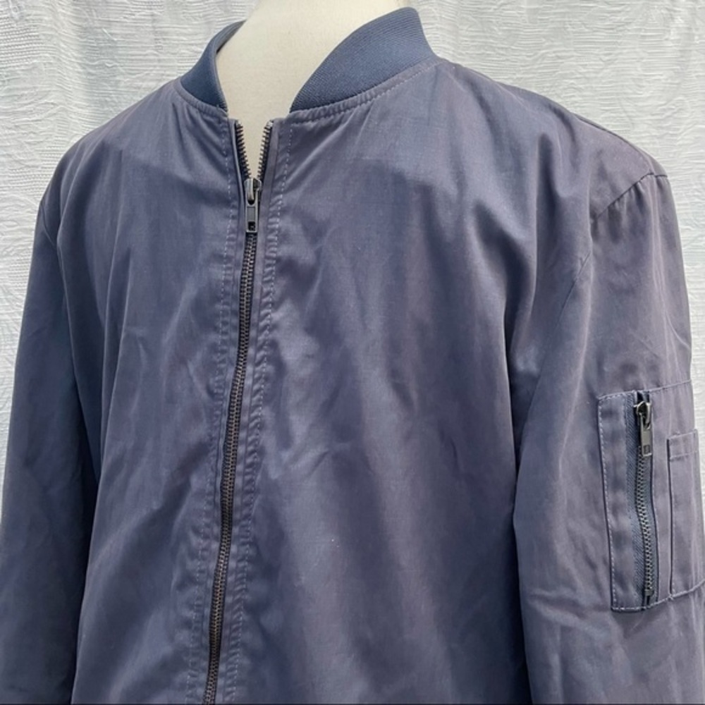 LOB Men’s Lightweight Bomber Jacket - Vegan - Picture 7 of 16